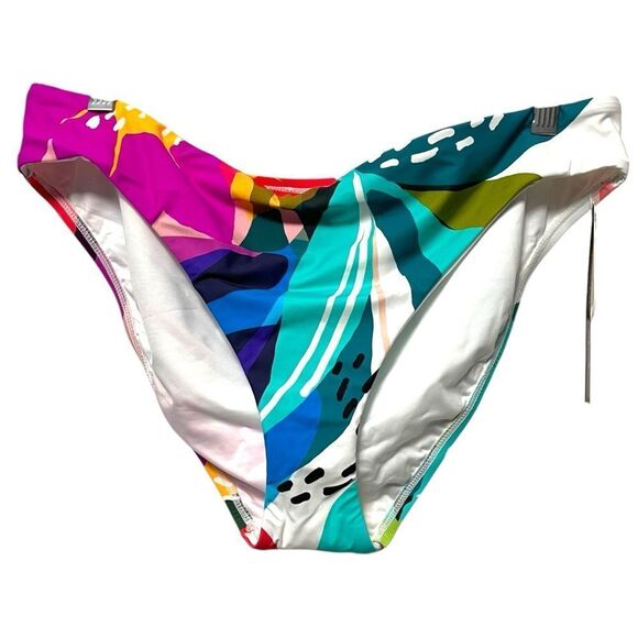 NWT LA BLANCA Eclectic Hipster Swim Bikini Bottoms 16 - Picture 2 of 7